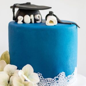Blue_Fondant_Graduation_Cake_CGC182_Cakes_Delivery_In_Jaffna_CAKESANDGIFTS.COM