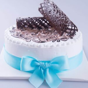 White_Buttercream_with_Chocolate_Decor_CGC130_Cakes_Delivery_In_Sri Lanka_CAKESANDGIFTS.COM